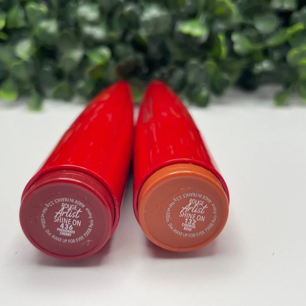 BUNDLE - 2 LIPSTICKS - Makeup Forever Rouge Artist Lipsticks